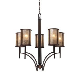 Barringer 29'' Wide 5-Light Chandelier - Aged Bronze 1