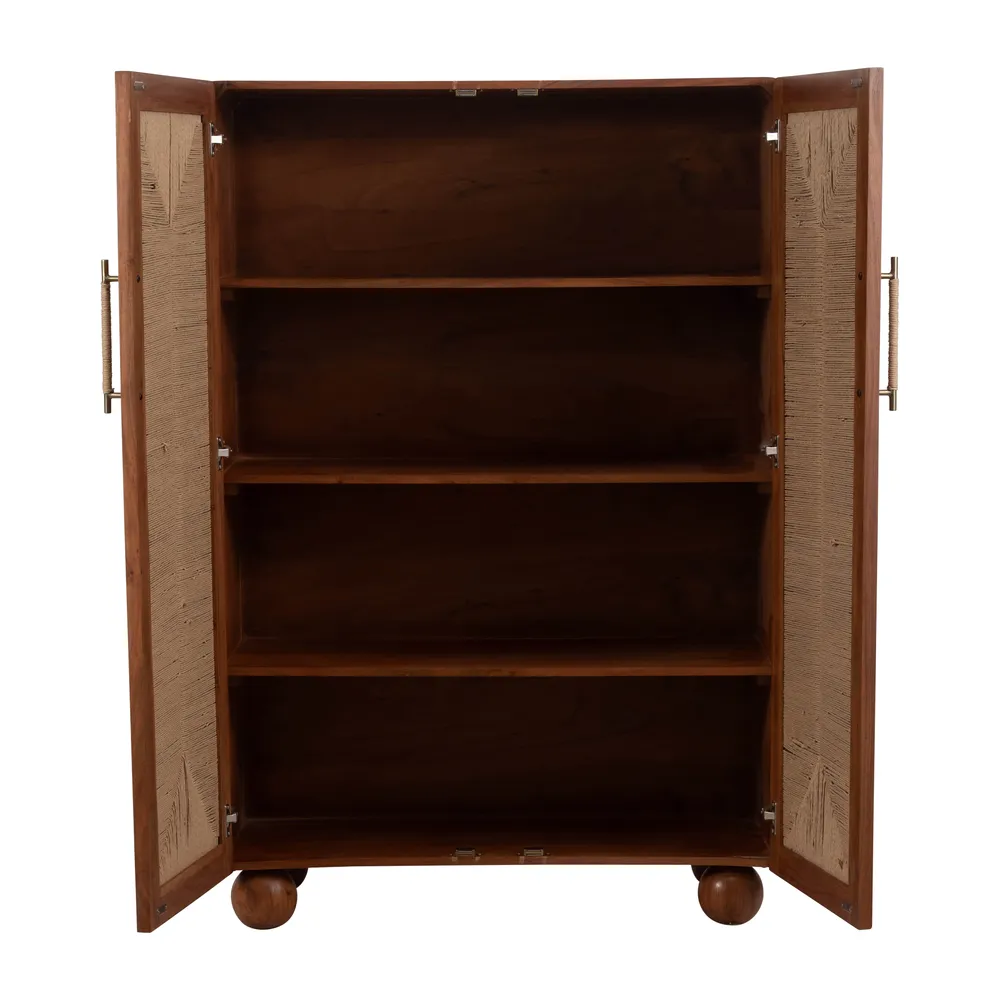 RAYMONDCROSS BROWN ARMOIRE 60 (IN)