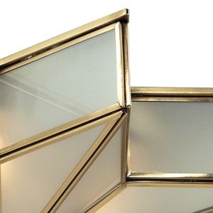 Decostar 21'' Wide 3-Light Flush Mount - Brushed Brass 6