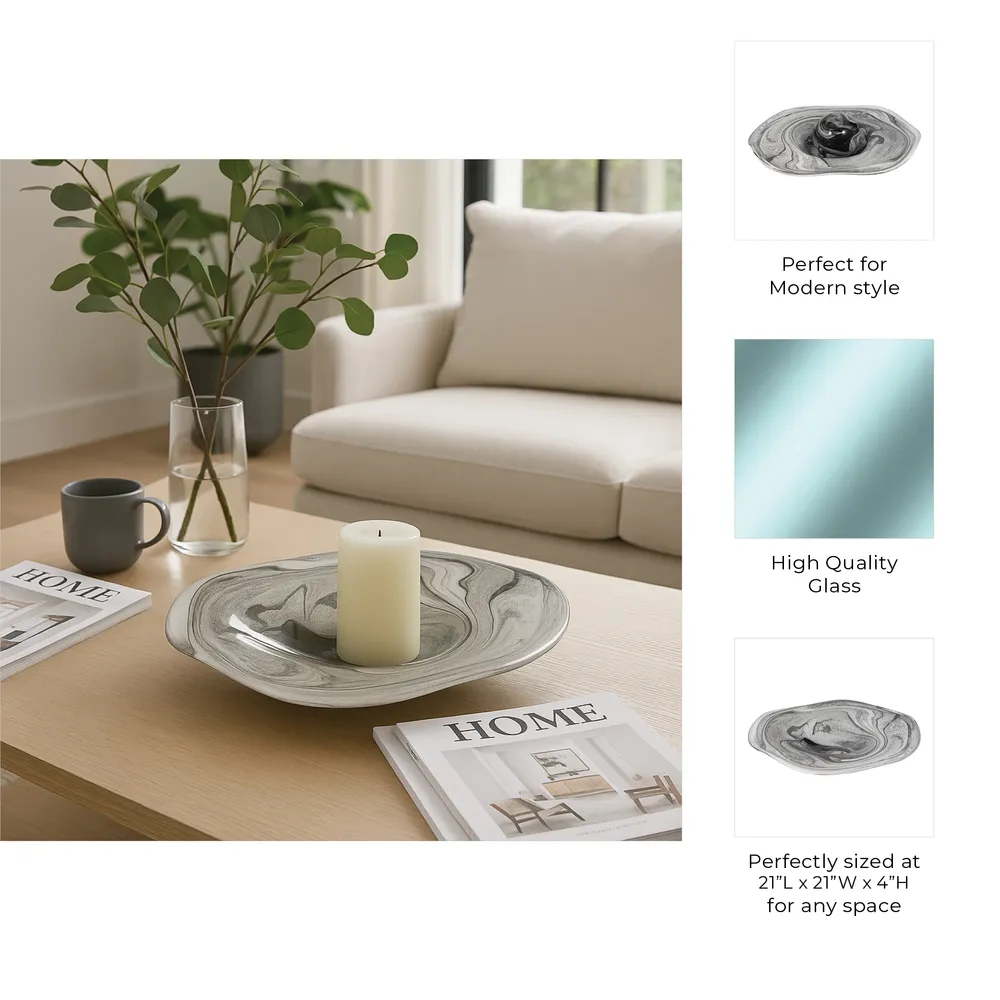 DENVERRIDGE GRAY PLATE 4 (IN)