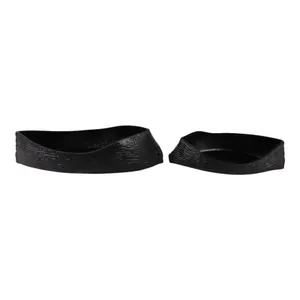 HARTONMILL SET OF 2 BLACK BOWLS 6 (IN) 6