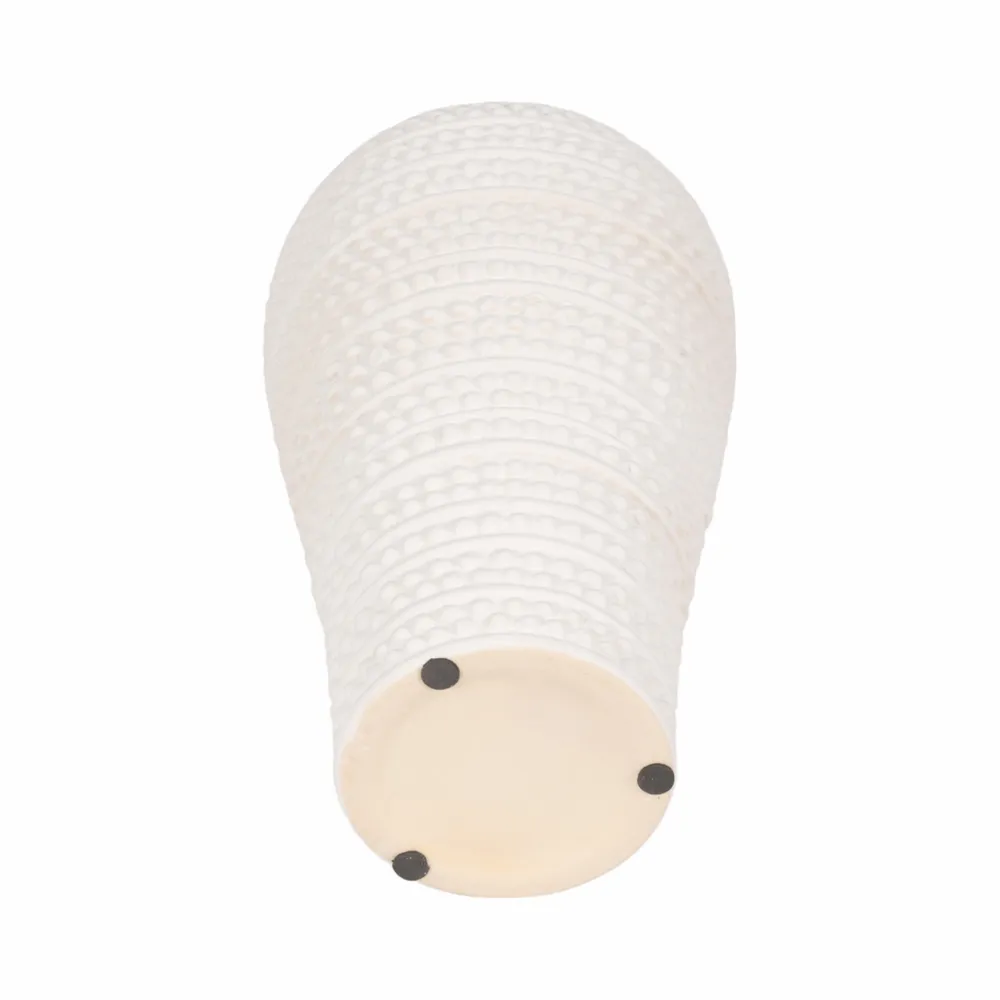 VERNONHOLM WHITE VASE 12 (IN)