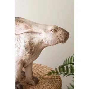 Faux Concrete Sitting Rabbit 3