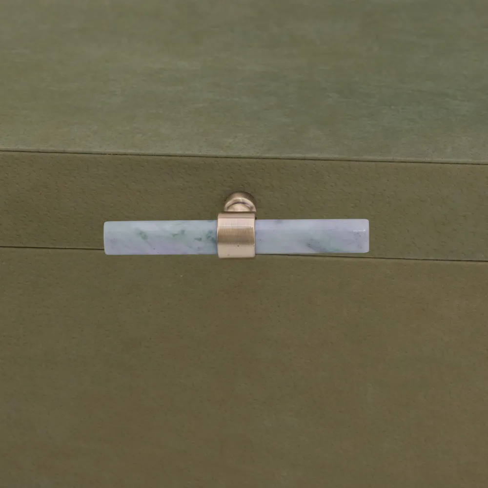 GARANDBEACH SET OF 2 GREEN BOXES 7 (IN)