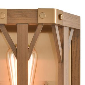 Structure 10'' High 1-Light Sconce - Medium Oak 4