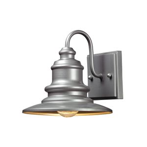 Marina 8'' High 1-Light Outdoor Sconce - Matte Silver 1