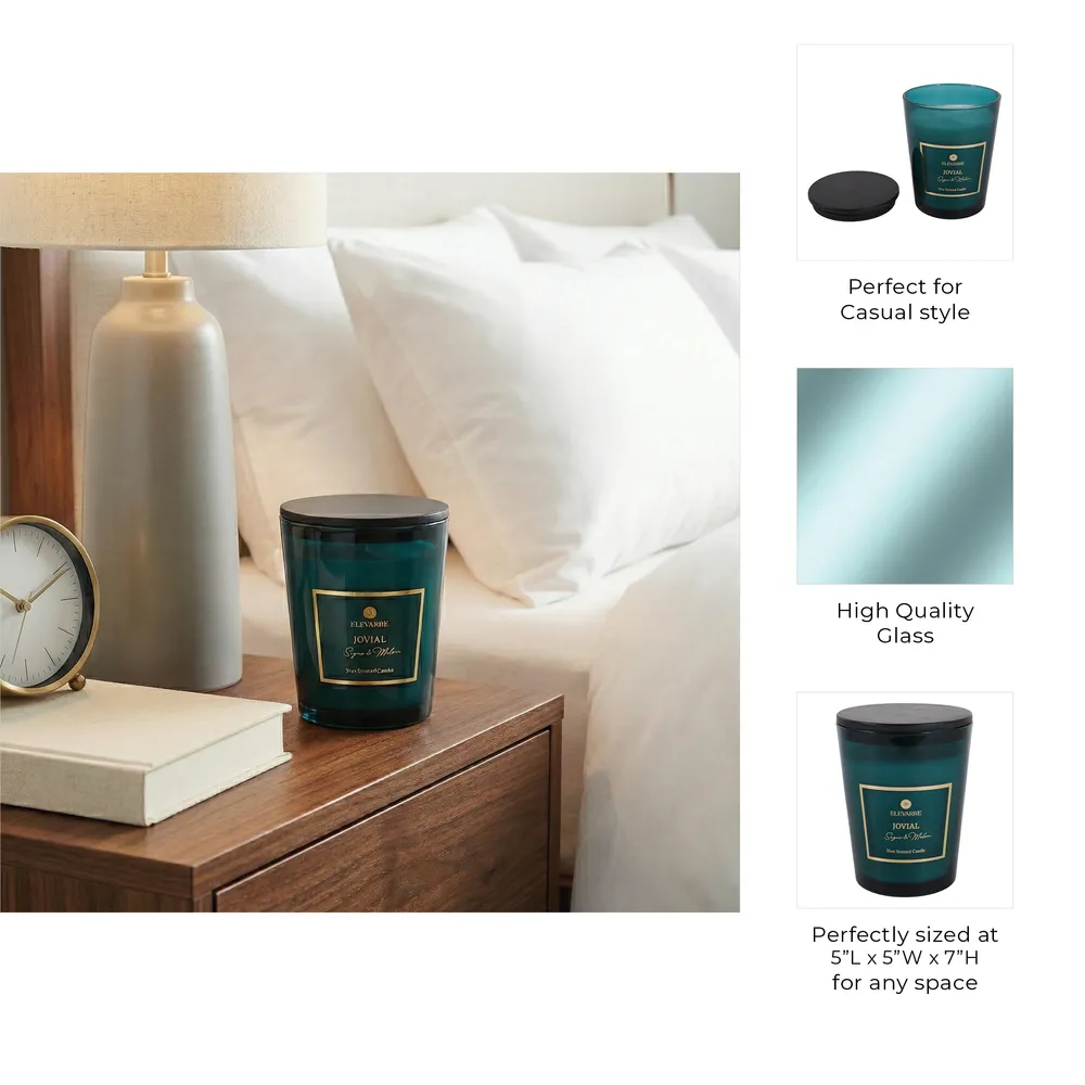 ROWANSTONE JOVIAL SUGAR & MELON CANDLE 7 (IN)