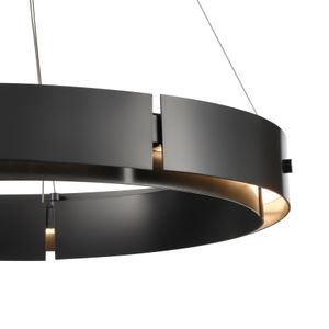 Fogelberg 26'' Wide Integrated LED Pendant - Matte Black 4