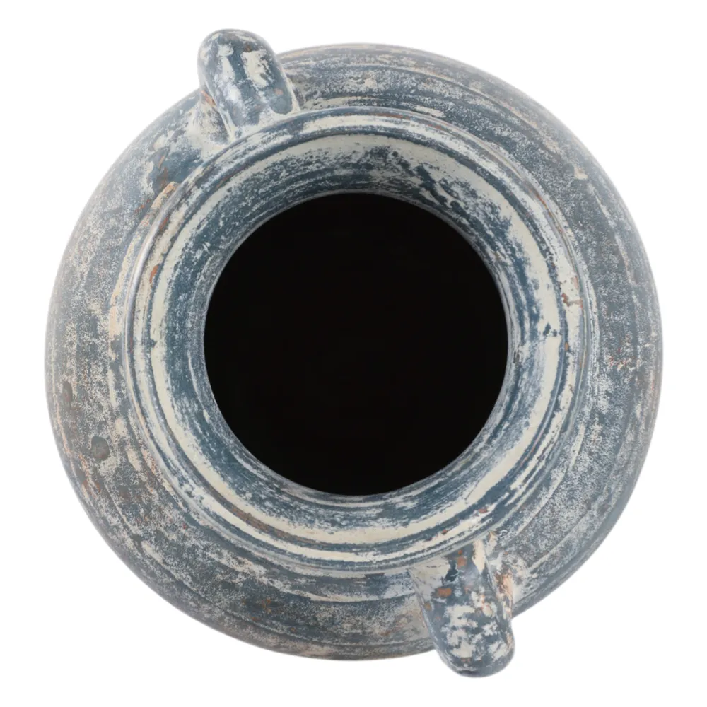 CARLINROSE BLUE VASE 10 (IN)