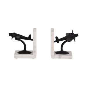 HOLDENFIELD SET OF 2 BLACK BOOKENDS 7 (IN) 1