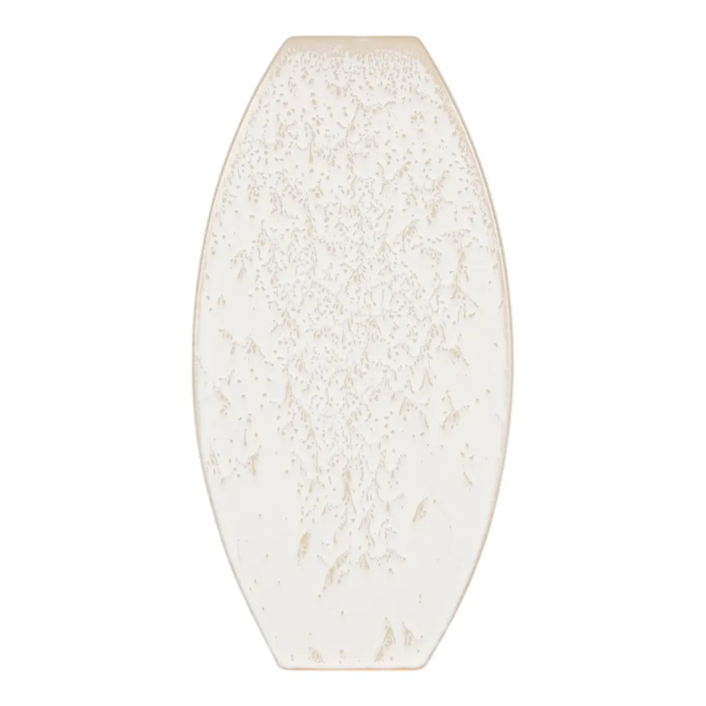 HAYESTON WHITE VASE 18 (IN)