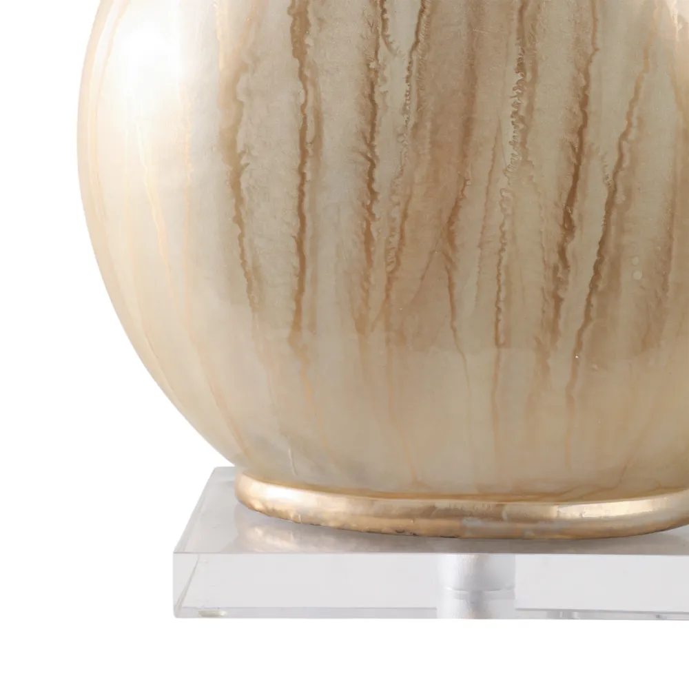 ASHERBURN GOLD LAMP 32 (IN)