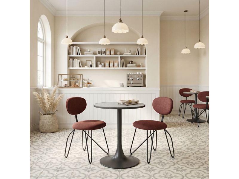 Novi Dining Chair Maroon Brown 10
