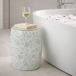 PEYTONWELL GREEN GARDEN STOOL 18 (IN) 12