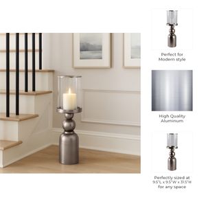 RIPLEYHOLM SILVER CANDLE HOLDER 32 (IN) 11