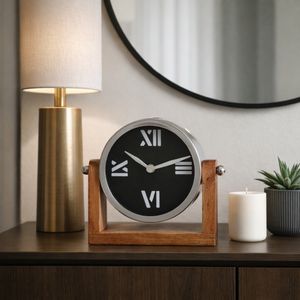 CELIAROSE BLACK CLOCK 7 (IN) 13