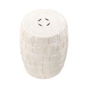 Cambeck Accent Stool - White 2