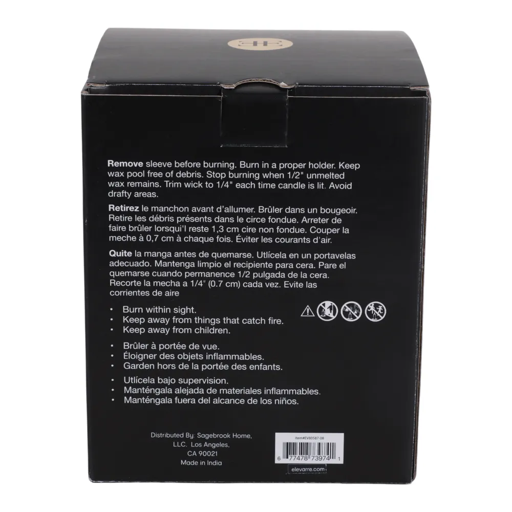 ROWANSTONE HAZEL AMBER & OAK CANDLE 7 (IN)