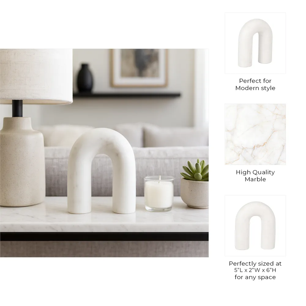BLAKEROSE WHITE DECOR 6 (IN)