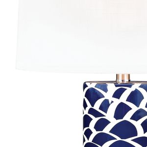 Scale Sketch 28'' High 1-Light Table Lamp - Navy 2