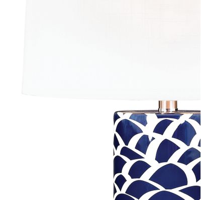 Scale Sketch 28″ High 1-Light Table Lamp - Navy Blue