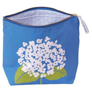 Hydrangea Sola Large Essential Canvas Pouch 5