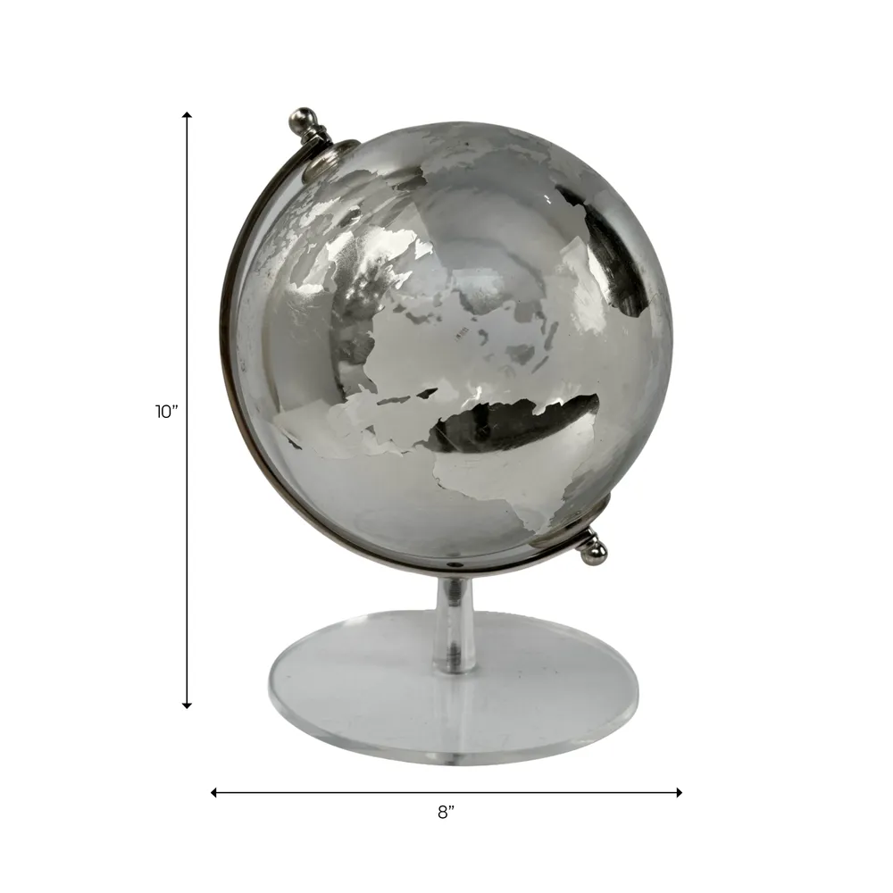 LEOLEY SILVER GLOBE 11 (IN)