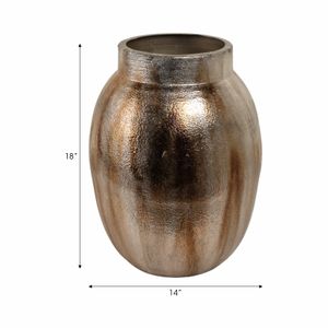 DREWFORD SILVER VASE 18 (IN) 9