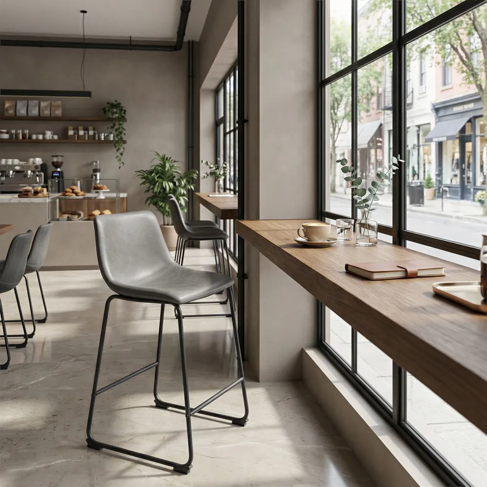 Smart Counter Stool Charcoal