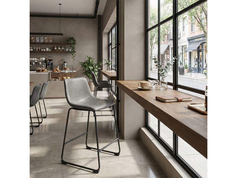 Smart Counter Stool Charcoal 2