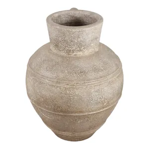 DAMIENPORT BROWN VASE 22 (IN) 6