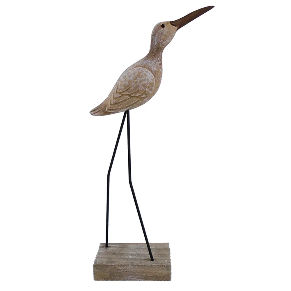 14" SEA BIRD W/METAL LEGS (BROWN)