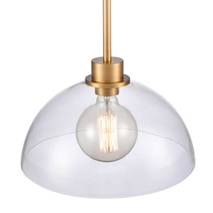 Julian 14'' Wide 1-Light Pendant - Brushed Gold 4