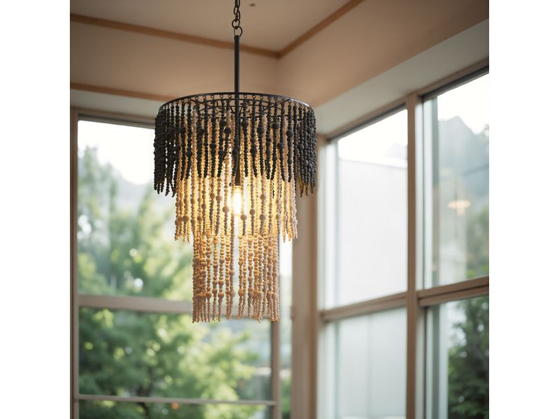Bizu Ceiling Lamp Black & Beige 2