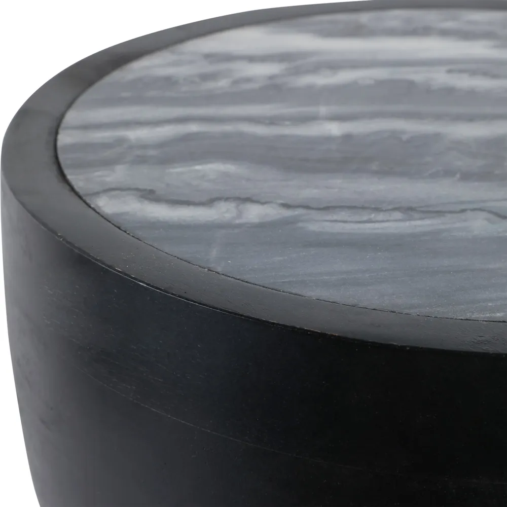 BRYSONBURN BLACK TABLE 18 (IN)