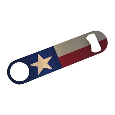 BARTENDER'S BOTTLE OPENER MAGNET - TEXAS FLAG