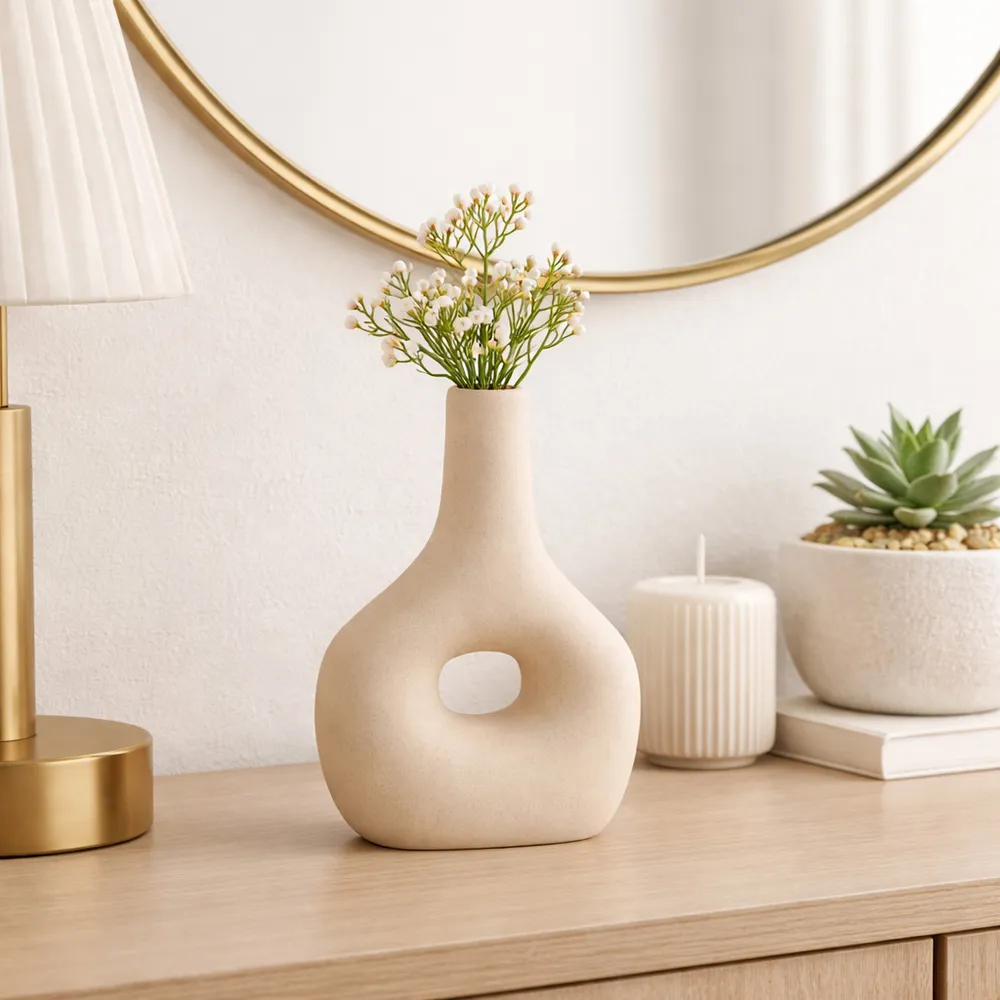 HORTONCROSS IVORY VASE 9 (IN)