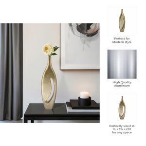 COLVINRUN GRAY VASE 23 (IN) 11