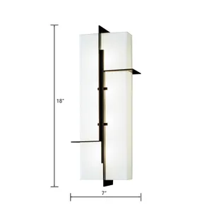 Matrix 18'' High Integrated LED Outdoor Sconce - Matte Black 2