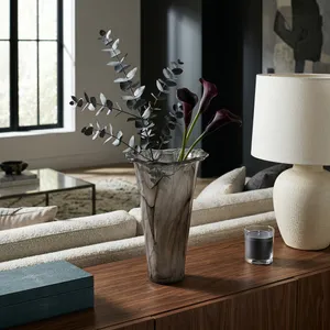 FARGOBURN BROWN GLASS VASE 20 (IN) 10