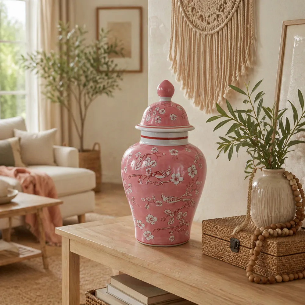 BAKERRIDGE PINK CHINOISERIE 18 (IN)