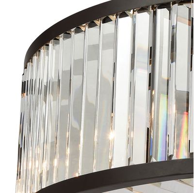 Palacial 35'' Wide 11-Light Chandelier - Oil Rubbed Bronze