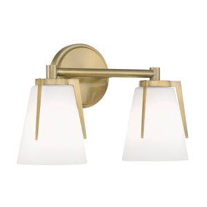 Allure 13.75'' Wide 2-Light Vanity Light - Antique Brass 1