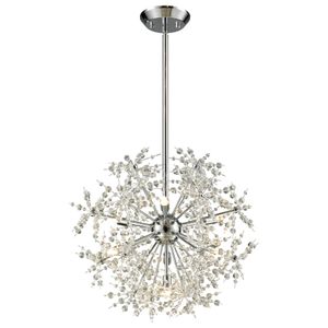 Snowburst 20'' Wide 7-Light Chandelier - Polished Chrome 1