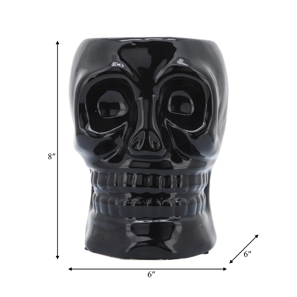 LINDENCLIFF BLACK VASE 8 (IN)