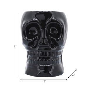LINDENCLIFF BLACK VASE 8 (IN) 7