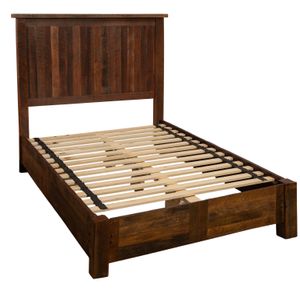 Barnwood Traditional Bed with Rail System - King 3