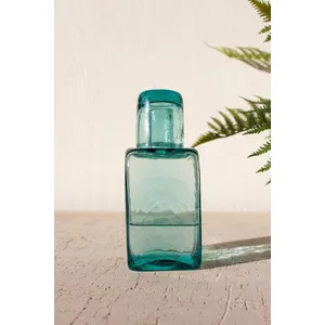 Bedside Water Carafe and Drinking Glass 3