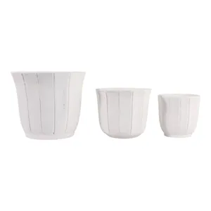 DALEHAM SET OF 3 WHITE PLANTER 13 (IN) 4
