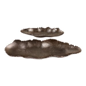 CLAXTONDALE SET OF 2 BRONZE BOWLS 4 (IN) 5